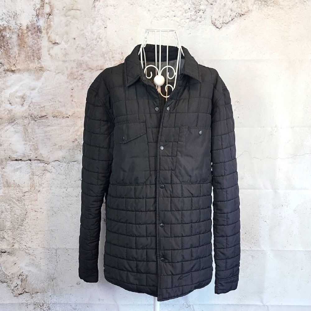 Pulse Men's Black Quilted reversible Jacket Size S